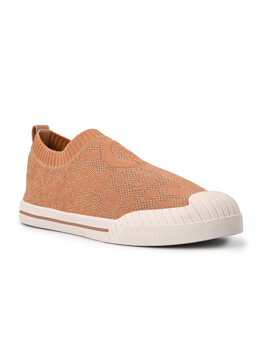 Knitted Nutela Sneakers with Texture