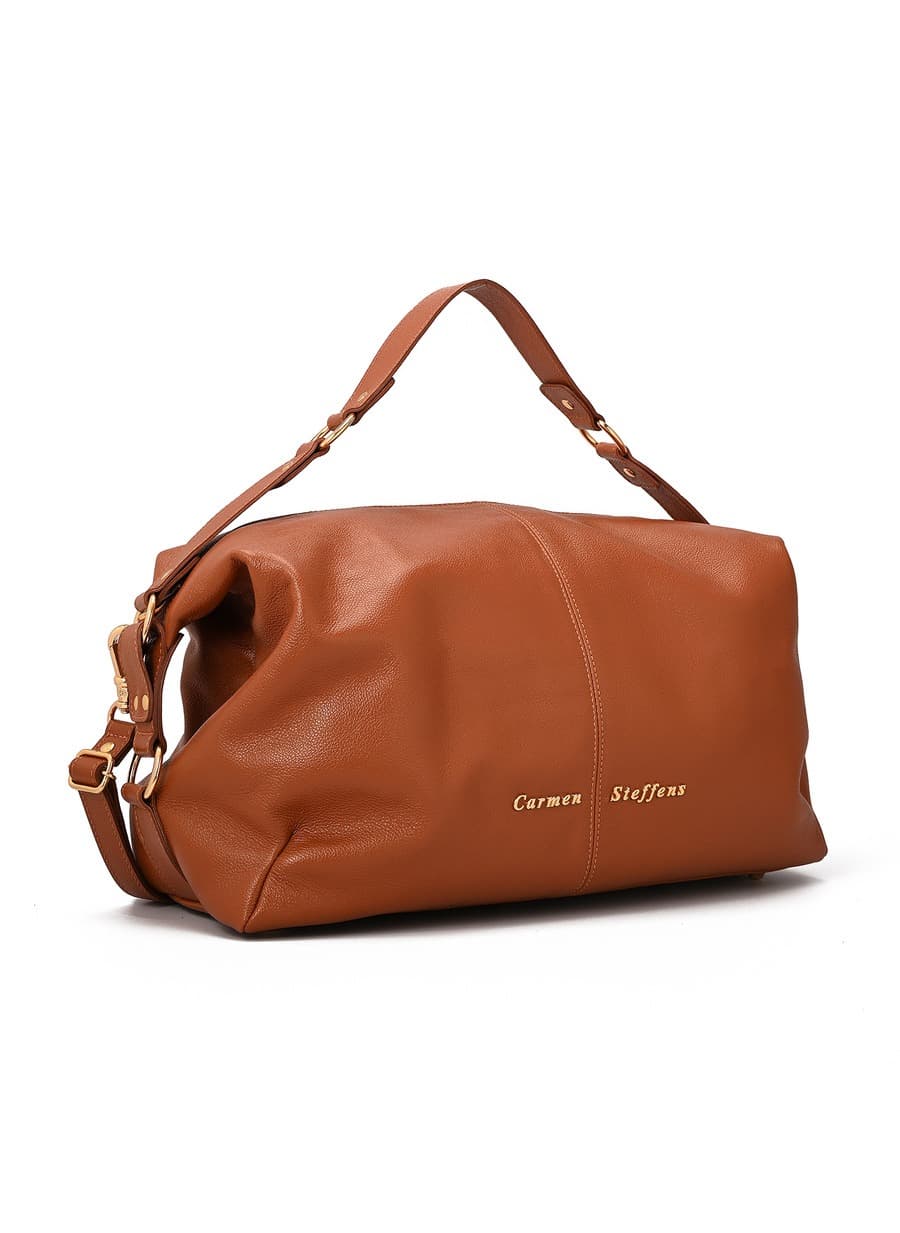 Shoulder Bag Slouch Brown