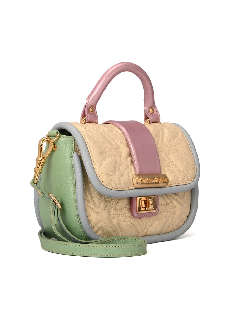 Top Handle Bag in Pearl Yellow