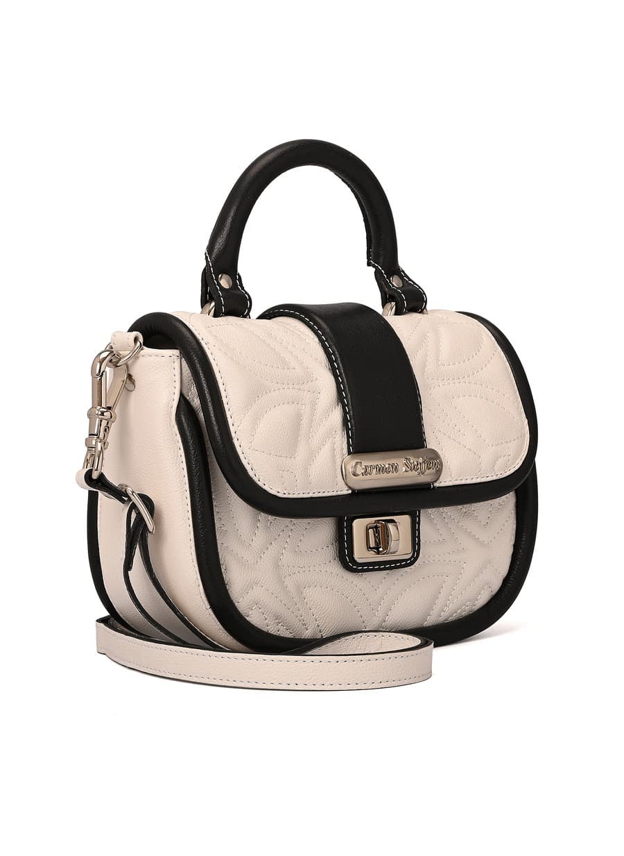 Top Handle White Bianco Bag