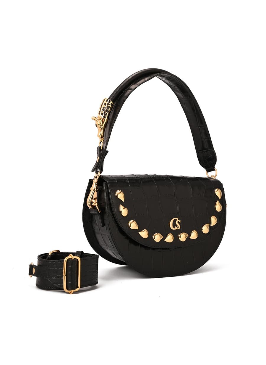 Black Saddle Bag