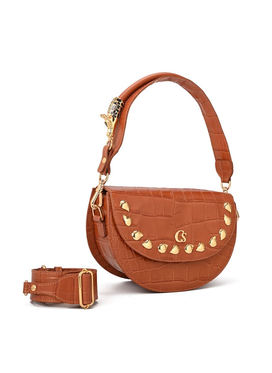 Brown Saddle Bag