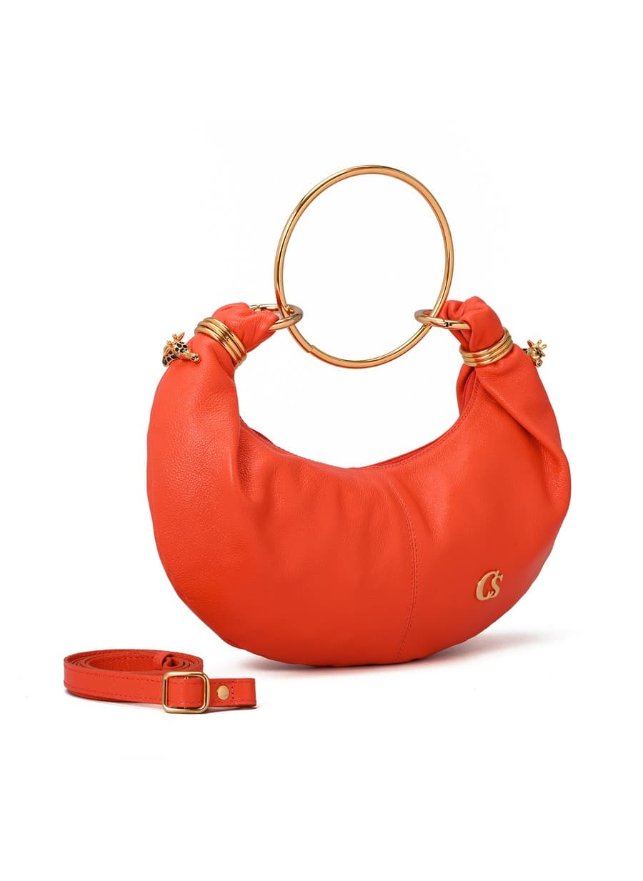 Orange Coral Bracelet Bag