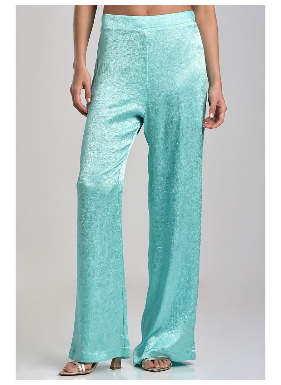 Soft Green Palazzo Pants