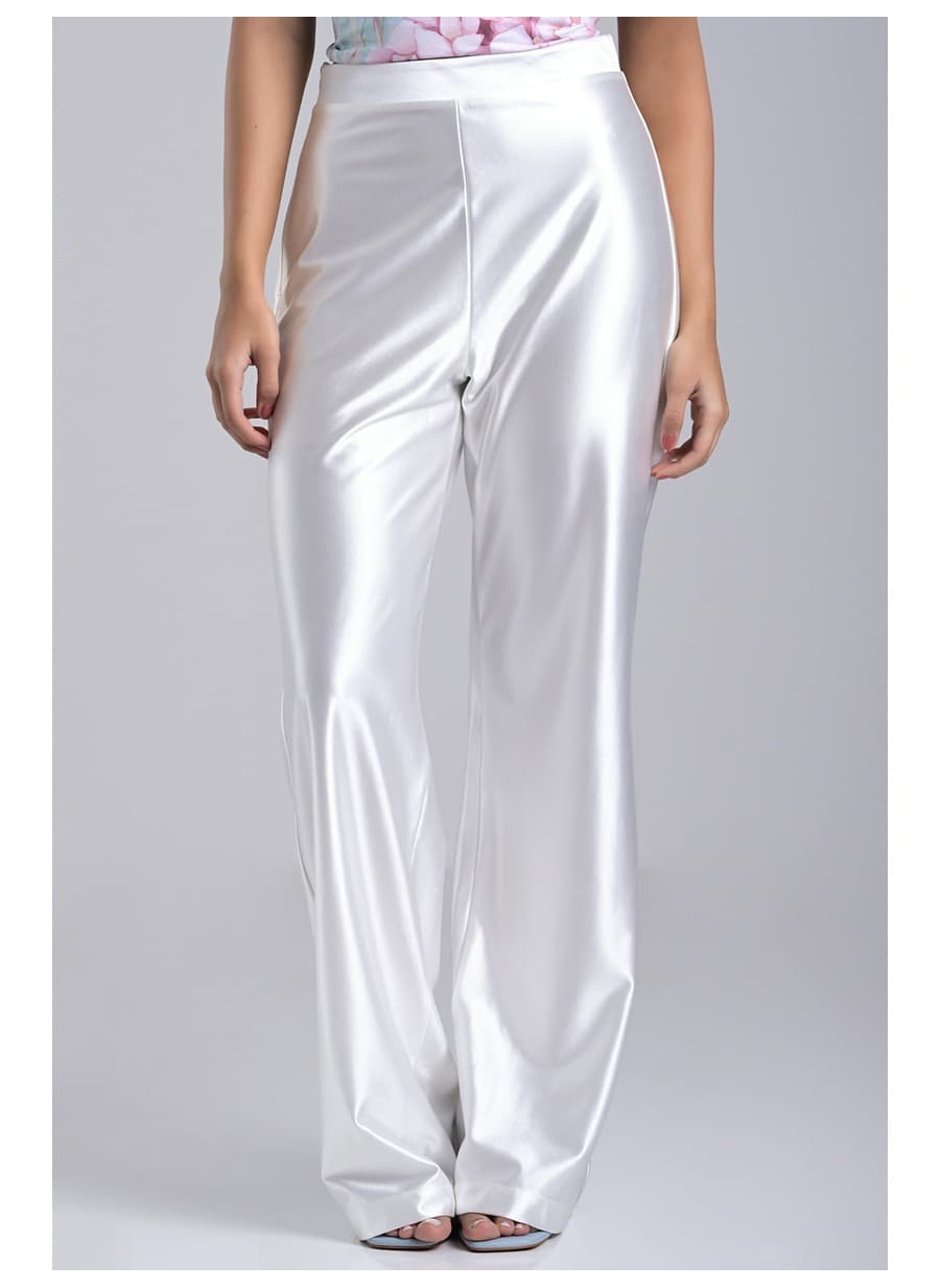 Off-white Palazzo Pants