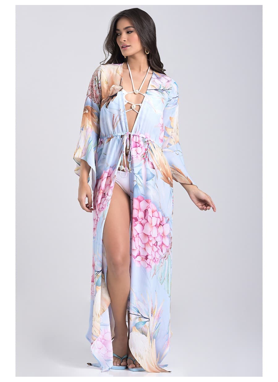 Printed Beach Cover-Up