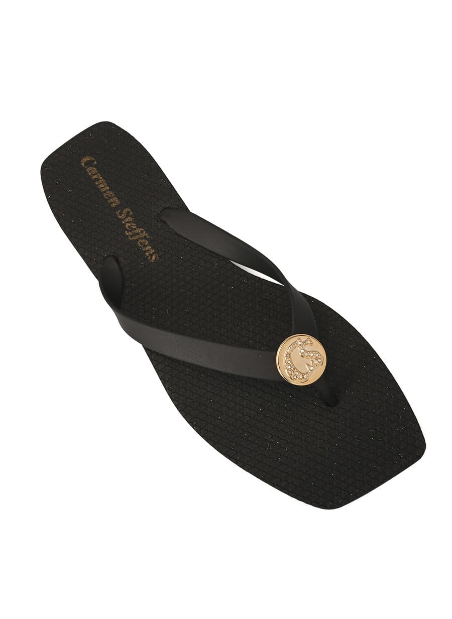 Black Flip-Flops