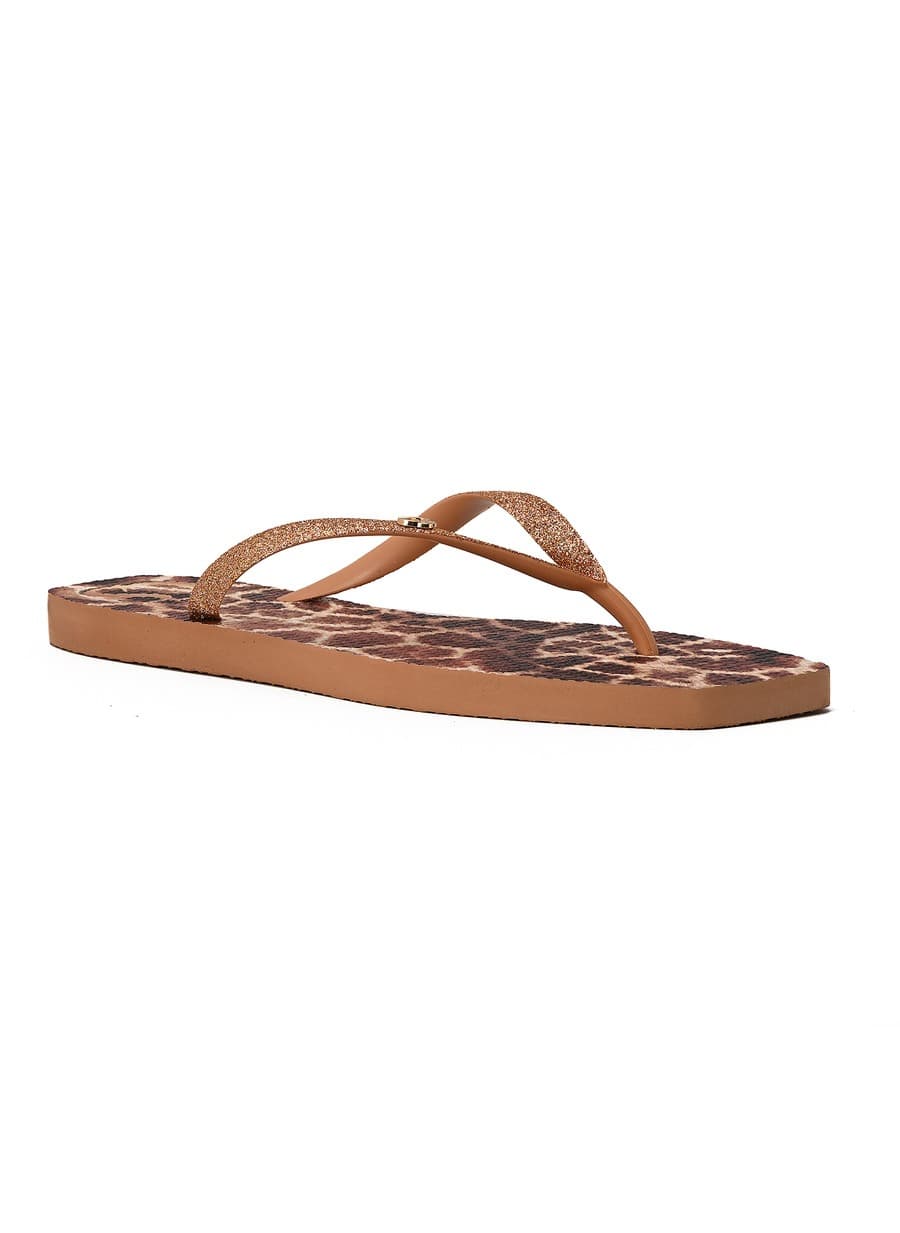 Printed Flip-Flop CS Tan
