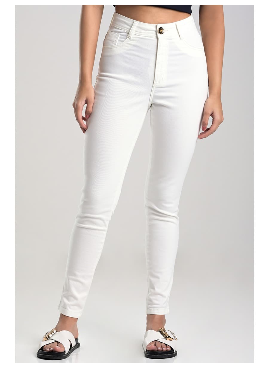 Skinny Off-white Pants