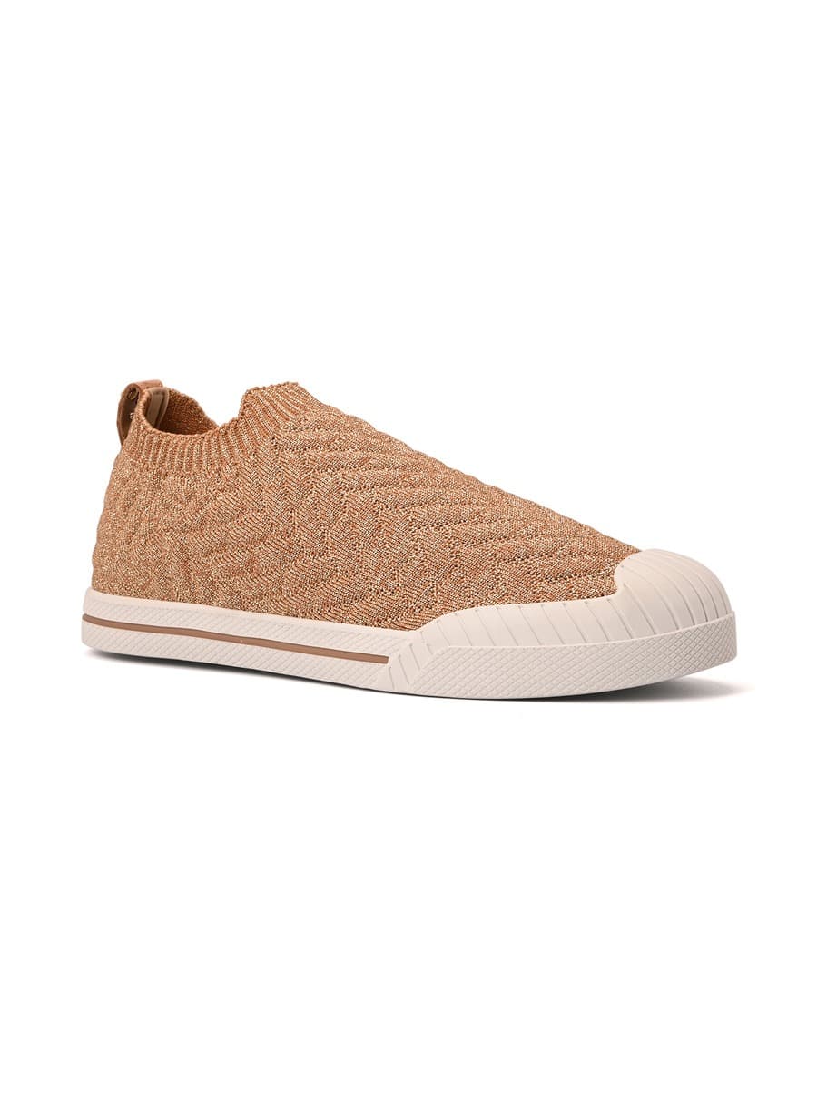 Lurex Nude Sneakers