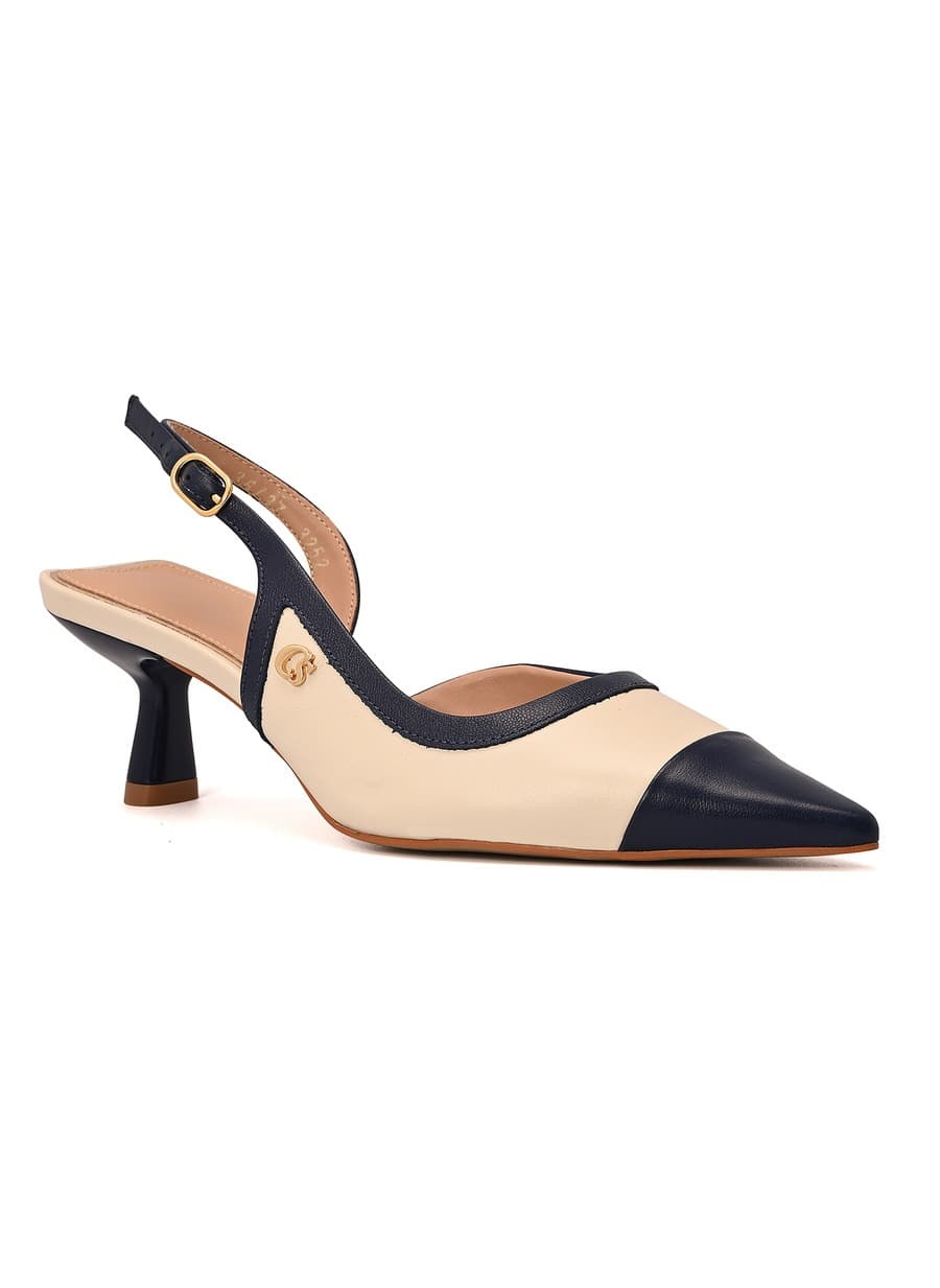 Scarpin Bicolor Silk