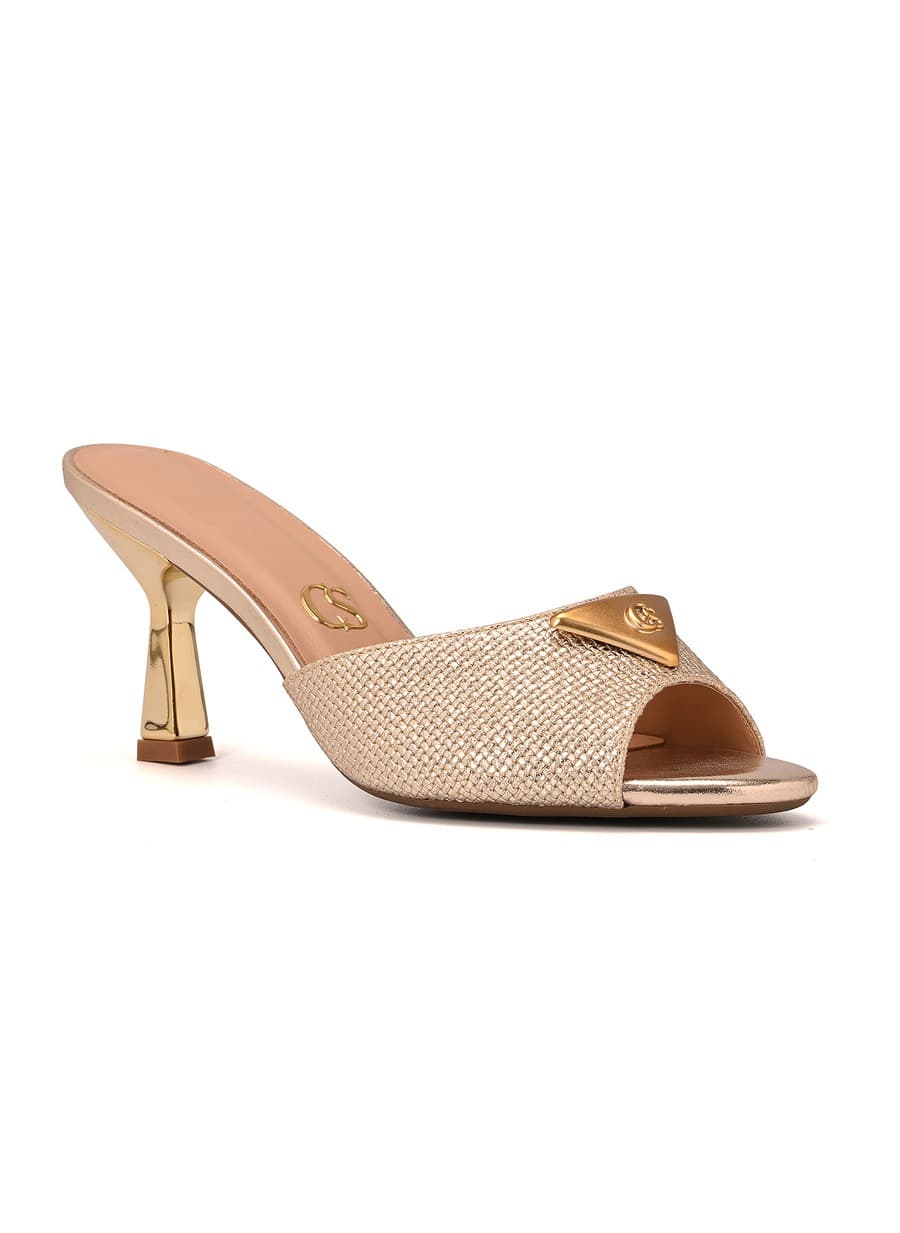 Classic Gold Mules