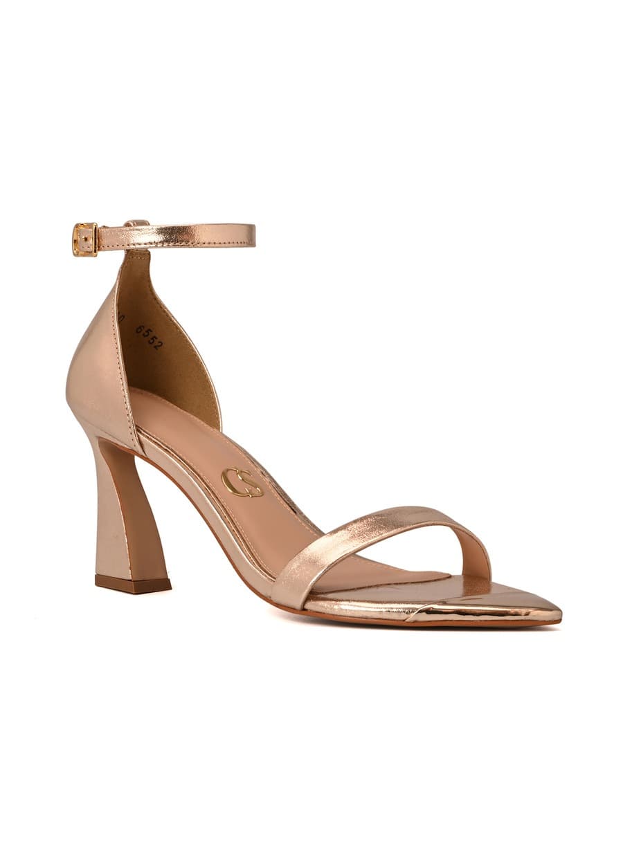 Gold Metal Detail Sandal