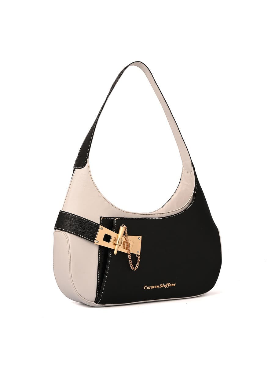 Hobo Bag Golden Clasp P&B