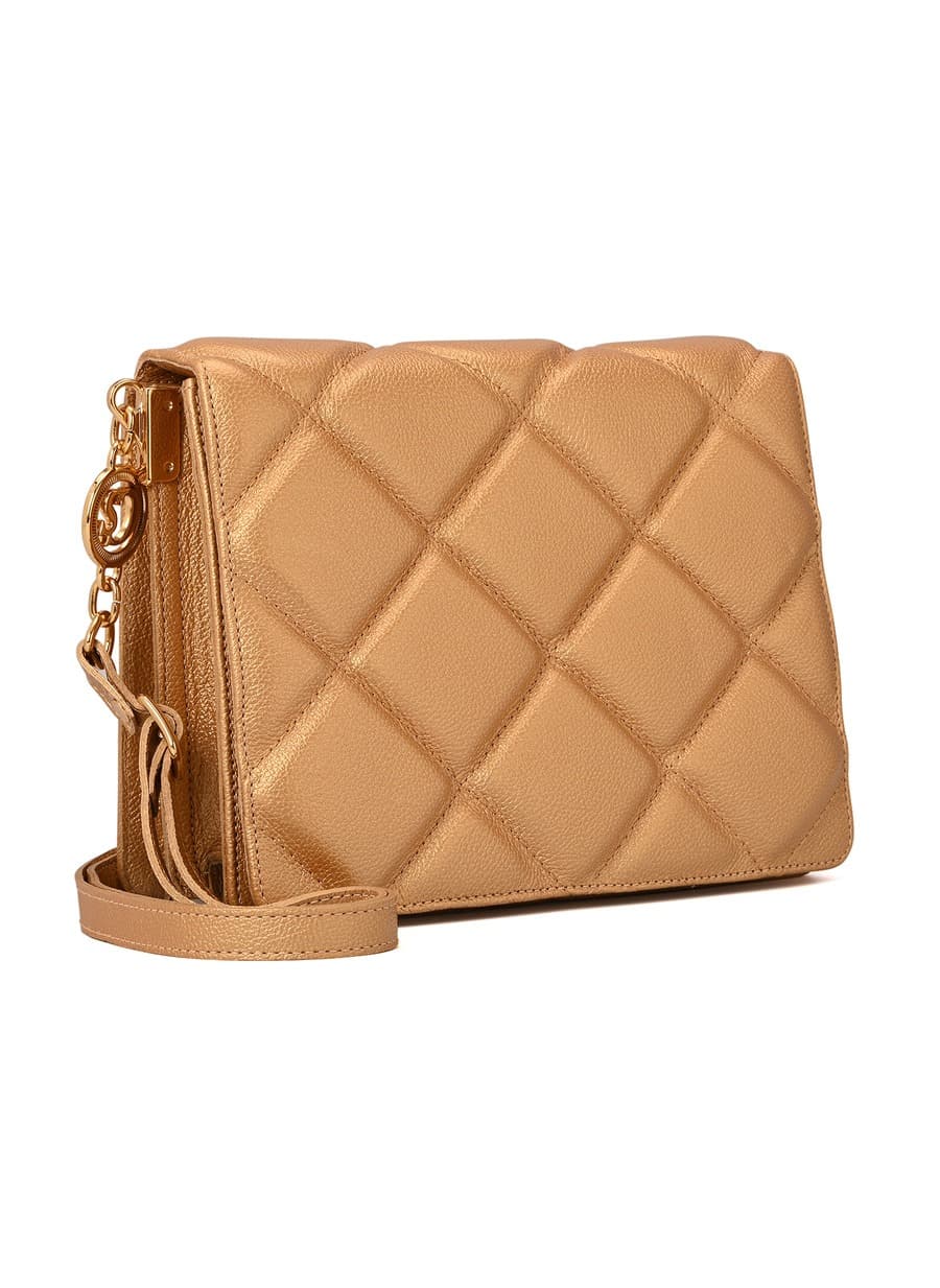 Quilted Bag Minimal Golden