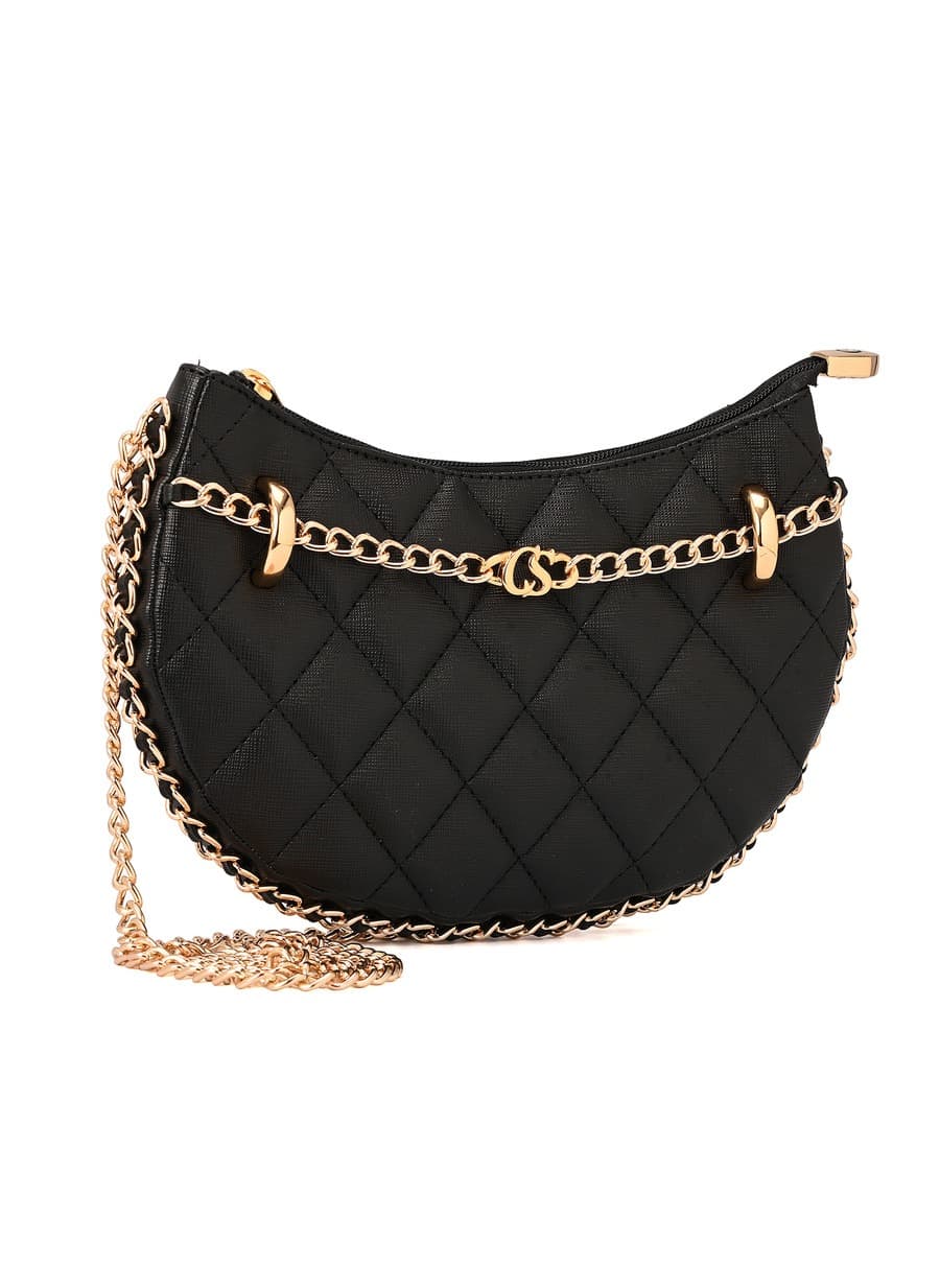 Matelass� Chain Bag Black