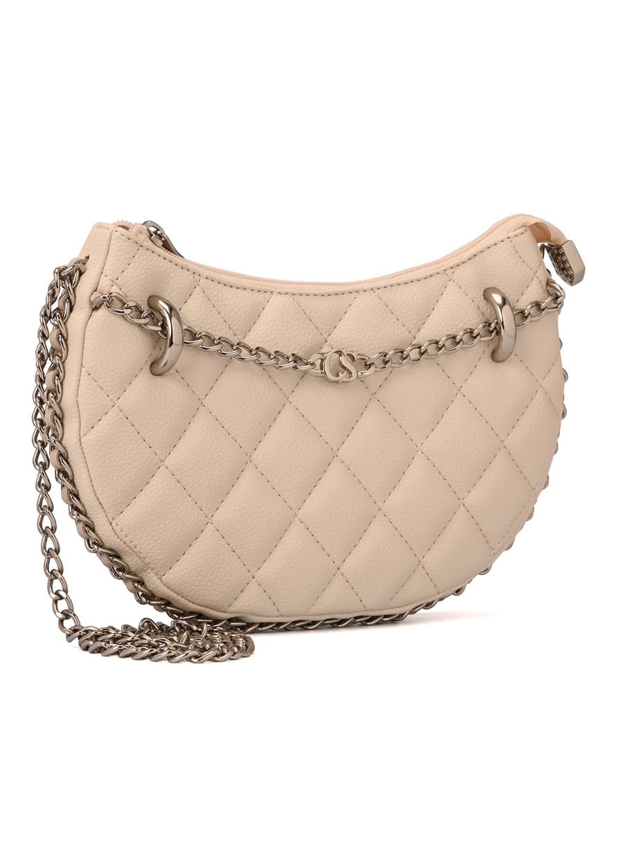 Matelass� Chain Bag Off-White