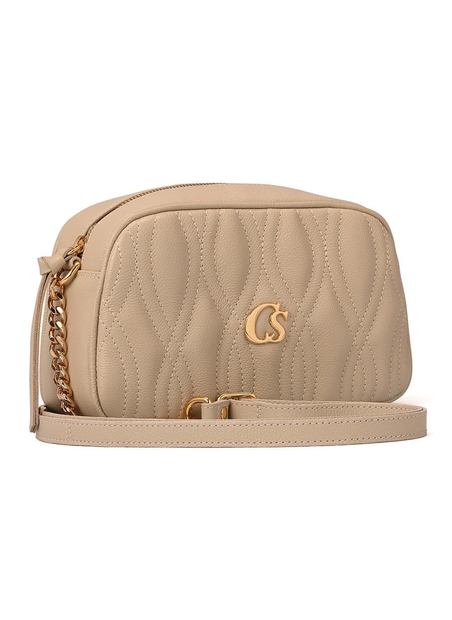 Quilted Bag Texture Off-White