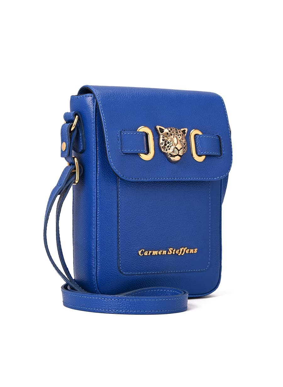 Crossbody Bag Leopard Blue
