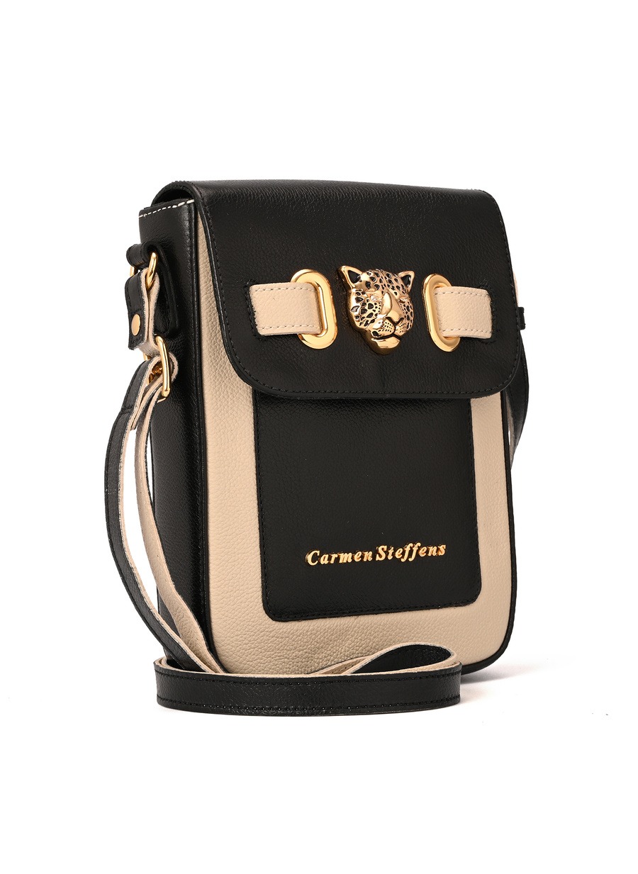 Crossbody Bag Leopard Off-White