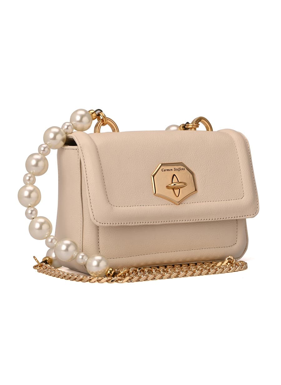 Crossbody Bag Pearl Silk