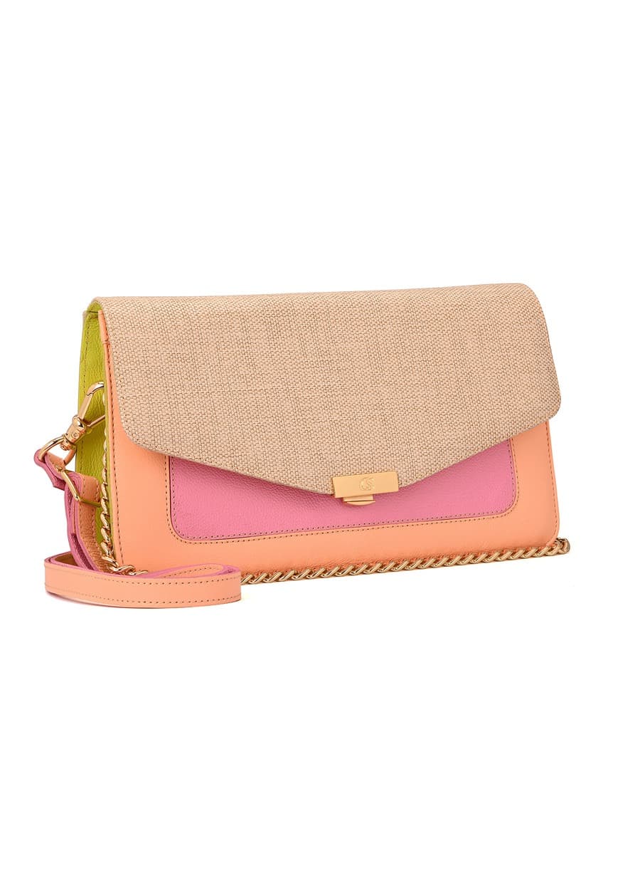 Crossbody Bag Straw and Color