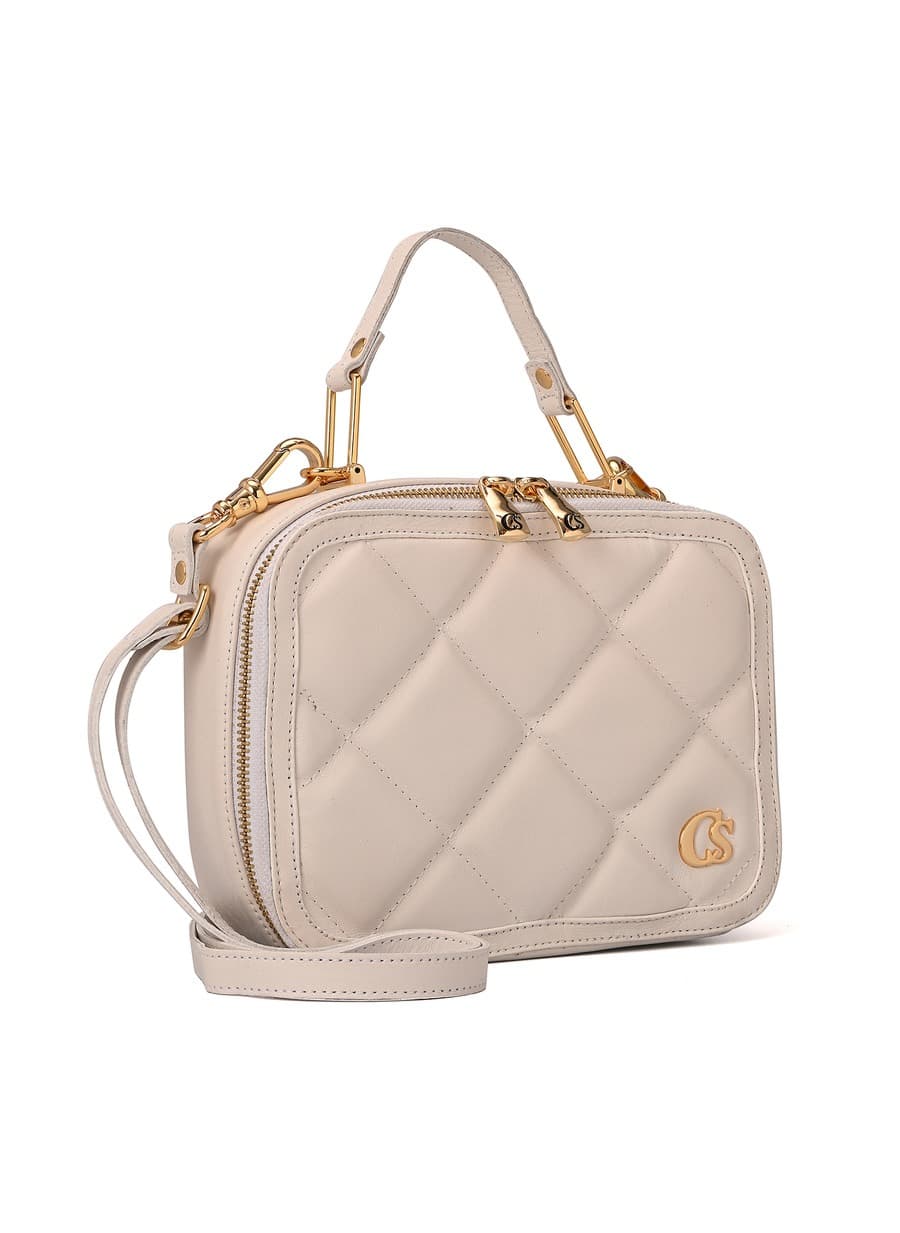 Quilted Bag Classic White