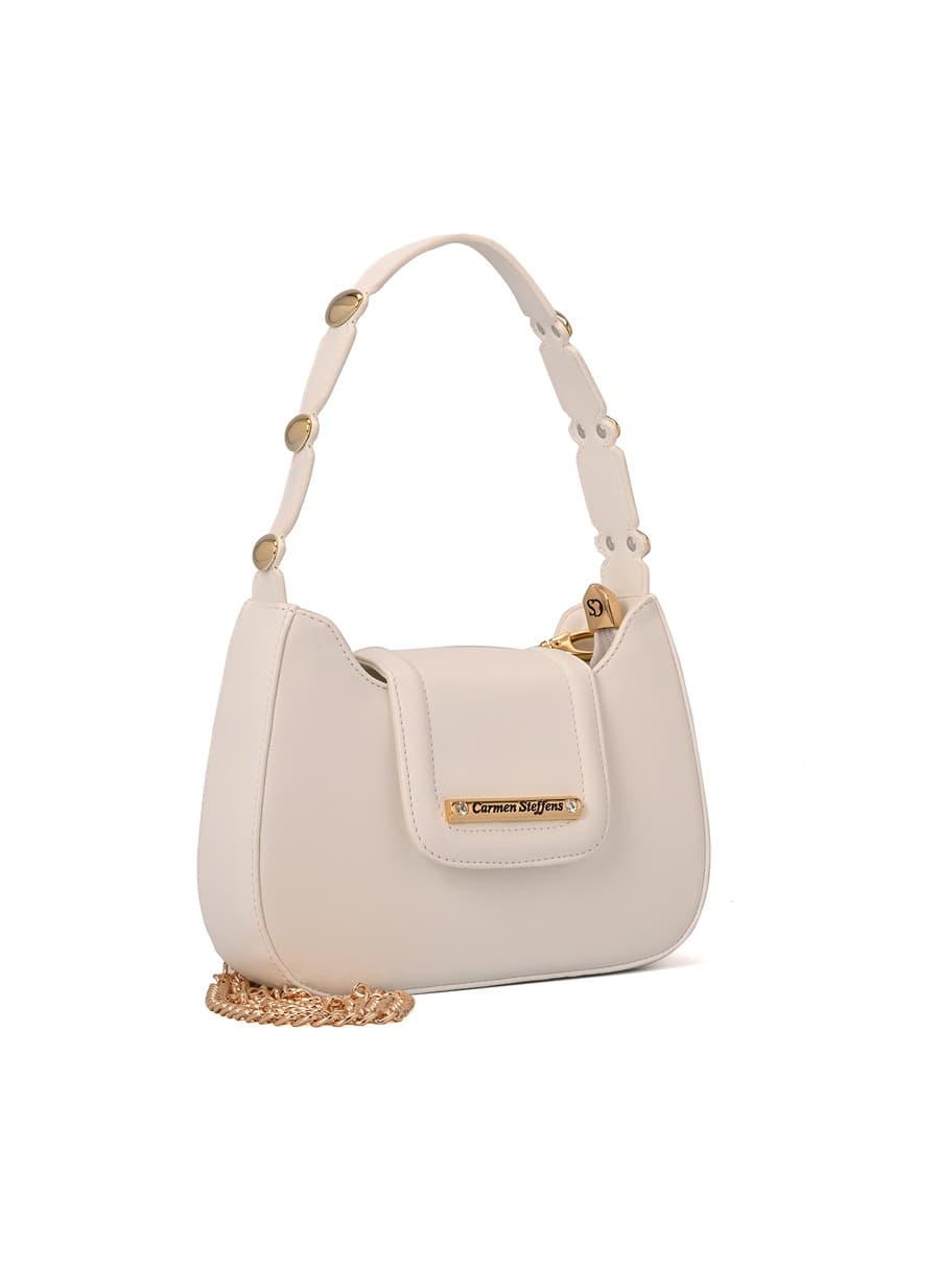 Hobo Bag Metals White