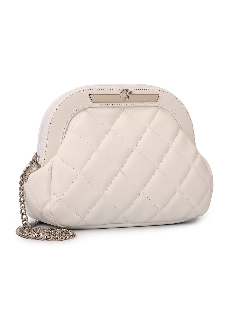 Quilted Bag Cs White