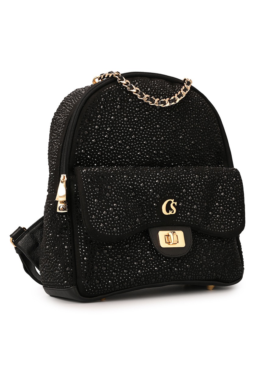 Black Crystal Backpack