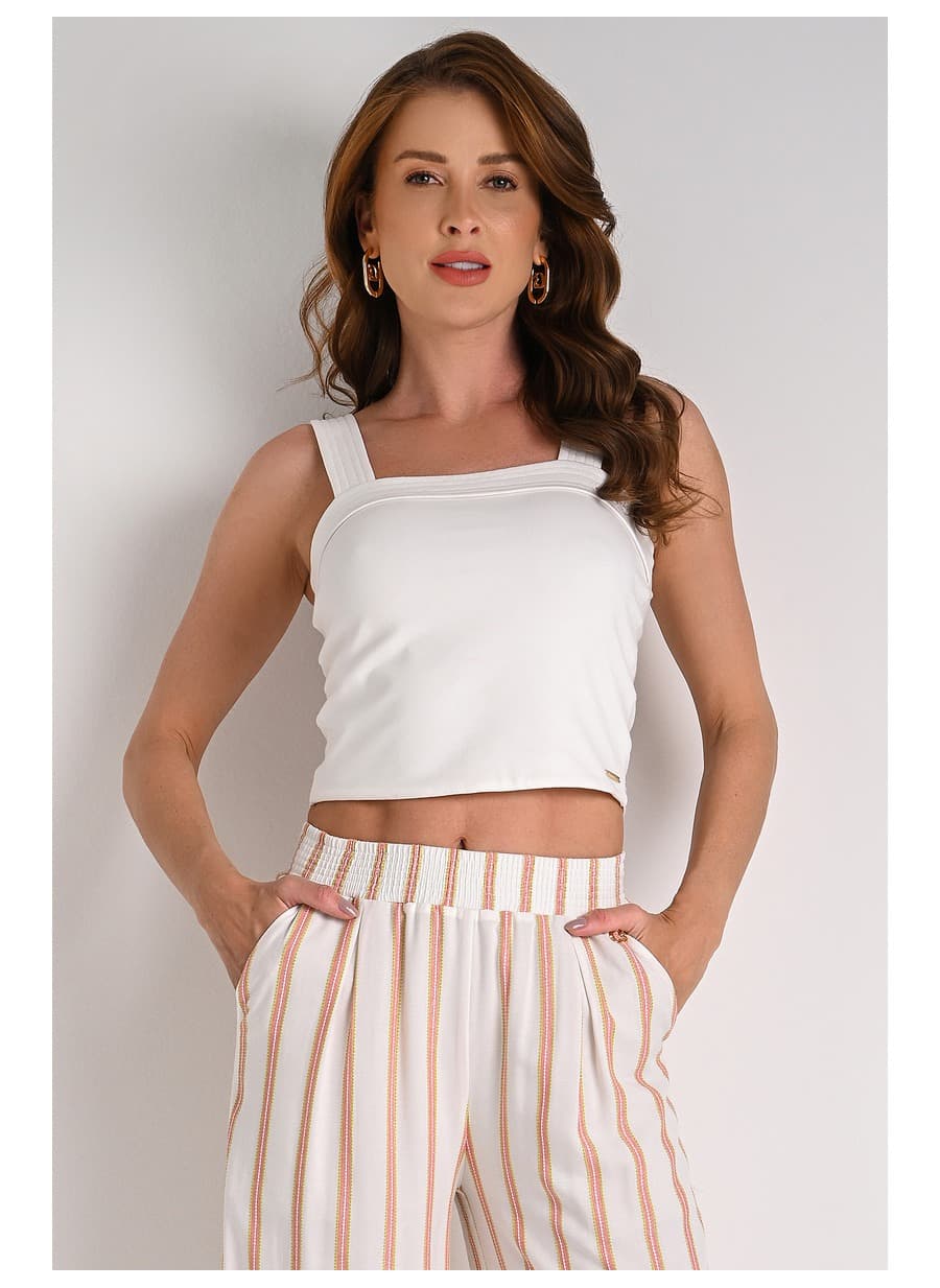 Basic Off-White Top