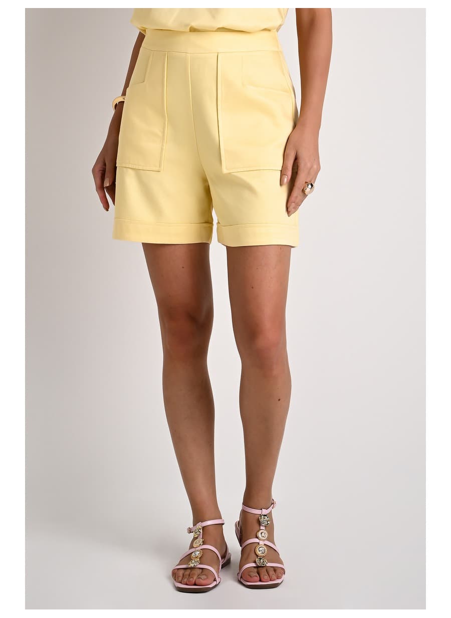 Bermuda With Carpenter Pockets Yellow