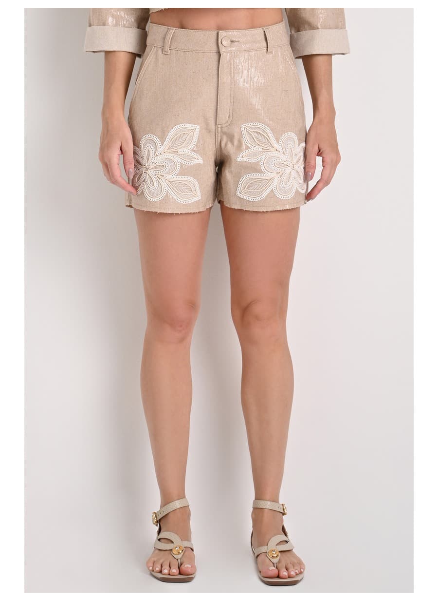 Short Comfort Rustic Beige Texture