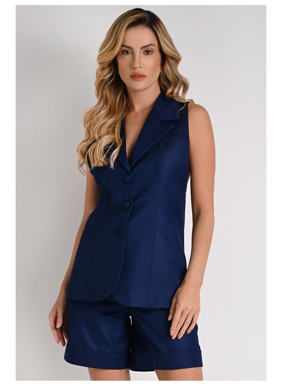 Blue Luxury Vest