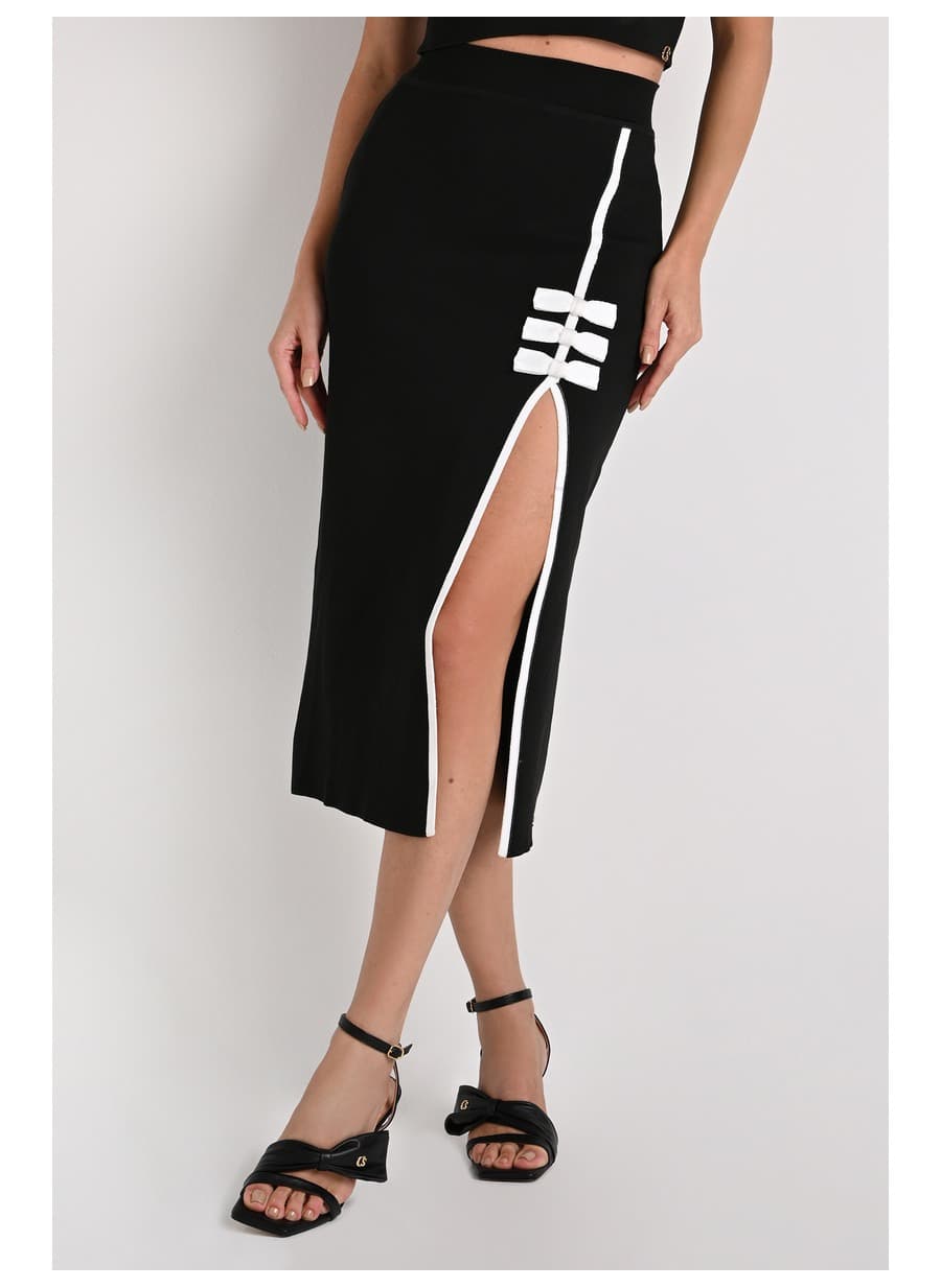 Bicolor Bow Skirt