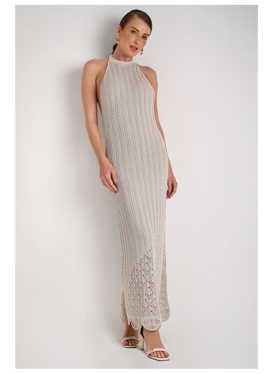 Dress with Pearl Cord