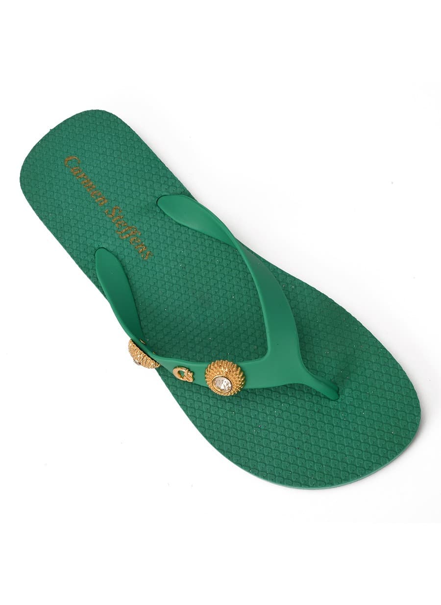 Acqua Flip-Flops with Decoration