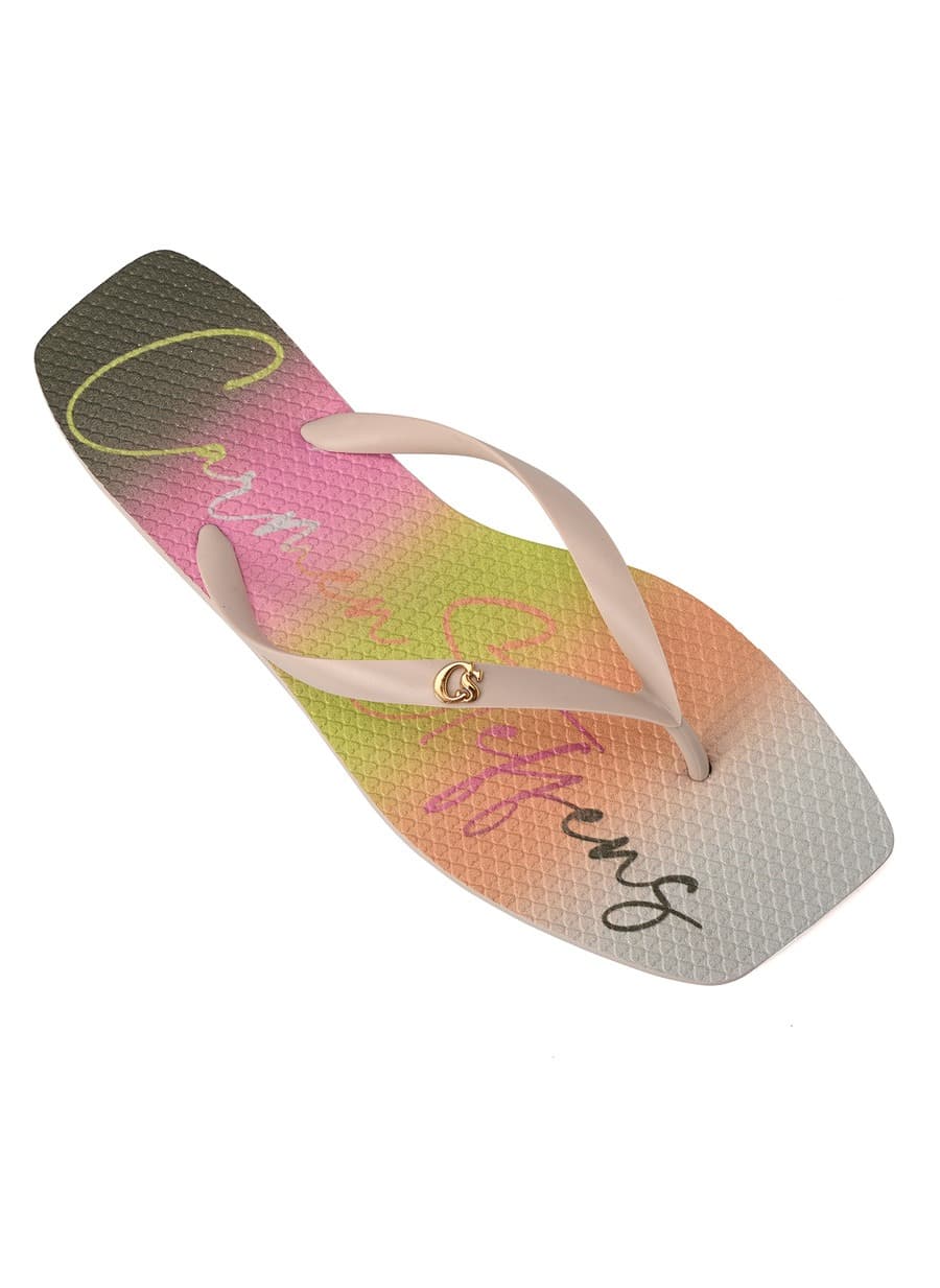 Flip-Flops Off-White with Military Gradient