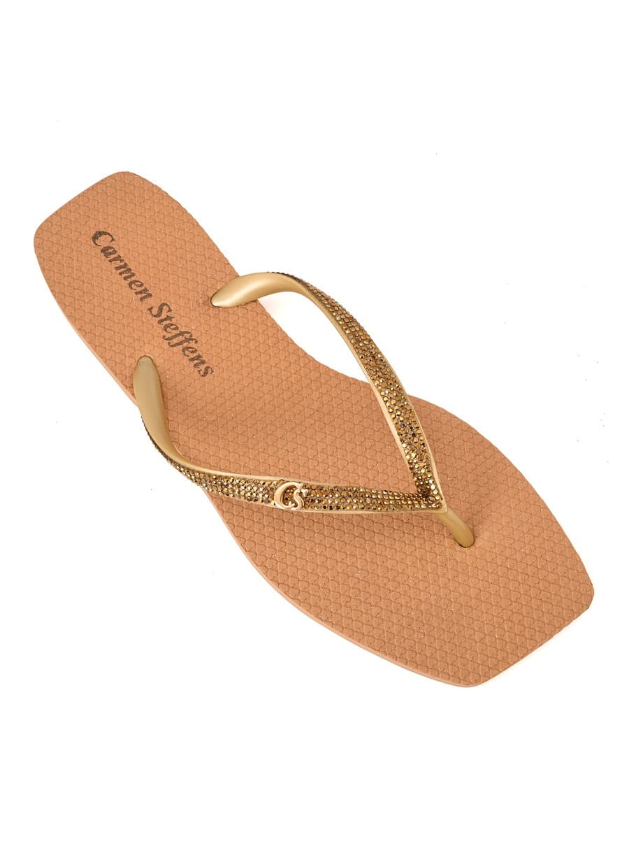 Flip-Flops Golden Shine
